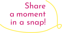 文字：Share a moment in a sanpo!